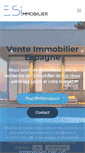 Mobile Screenshot of immobilierespagne.com